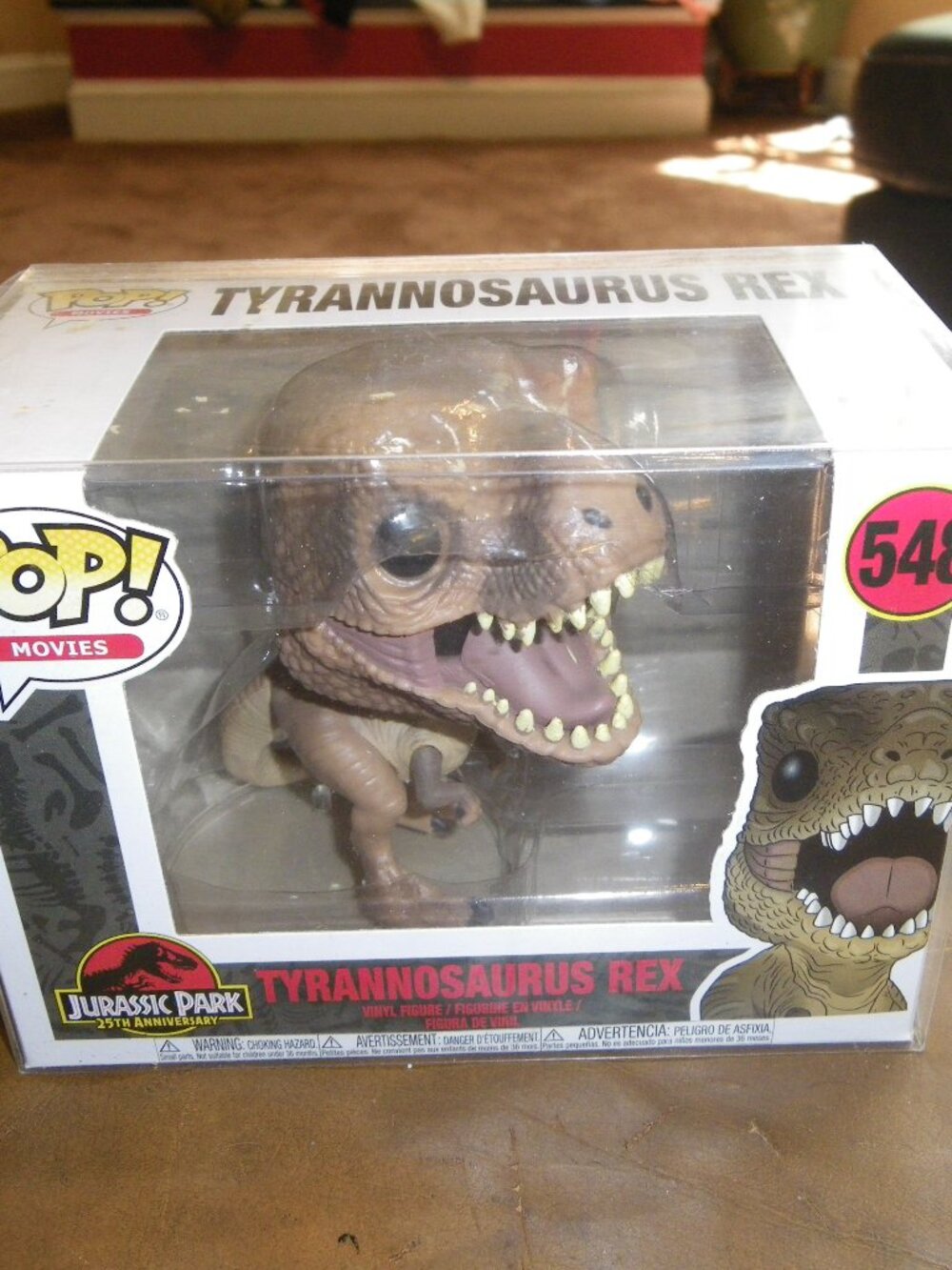 Funko POP! Jurassic Park 25th Anniversary Tyrannosaurus Rex #548 in Protector